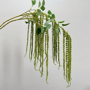 Follaje Artificial Colgante de Rafia, Palmera, para Bayas, <span class=keywords><strong>Celosia</strong></span> Colgante, Sauce Llorón, Amaranto, Colas Largas, Decoración del Hogar Artificial - Product Image 3