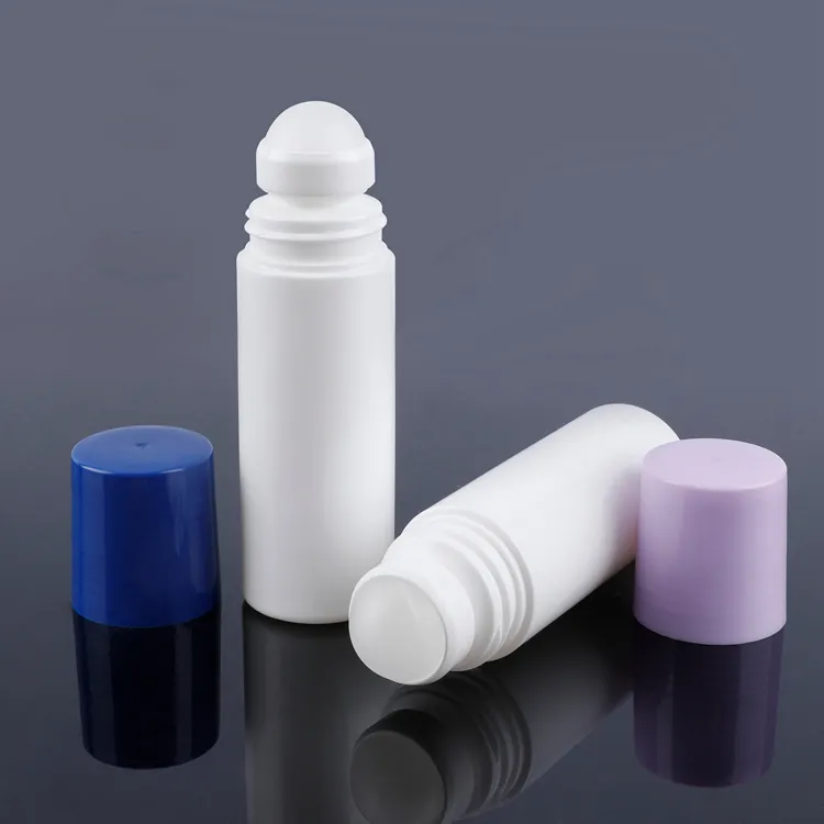 60ml 75ml 90ml boş plastik Deodorant rulo şişe rulo topu, boş rulo kapları, boş rollerball parfüm şişesi