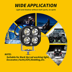 Fábrica al por mayor MINI 3 "pulgadas 40W blanco amarillo punto <span class=keywords><strong>LED</strong></span> pods luz 4x4 carretera niebla/luces de conducción para camión UTV Luces <span class=keywords><strong>Led</strong></span> - Product Image 4