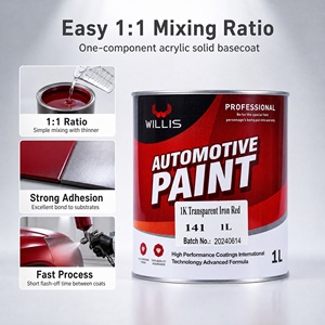 Vernice Acrilica Trasparente 1K <span class=keywords><strong>Rosso</strong></span> Ferro per Carrozzeria, Direttamente dal Produttore Cinese, Alta Qualità, Vendita all'Ingrosso - Product Image 3