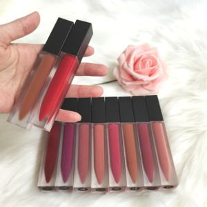 Brillo de labios impermeable No etiqueta lápiz labial líquido OEM logotipo privado de maquillaje mate brillo de labios proveedor - Product Image 4
