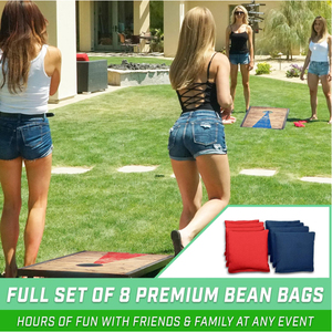 Ensembles de <span class=keywords><strong>Cornhole</strong></span> portables-Choisissez des planches de 4x2 pieds ou 3x2 pieds, comprend 8 sacs de haricots, un étui de voyage et des règles de jeu (choix de style) - Product Image 4