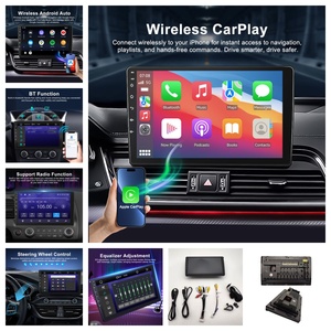 Radio FM con Pantalla Táctil de 9 Pulgadas para Carro de Golf, Sistema Linux, Carplay y Android <span class=keywords><strong>Auto</strong></span> Inalámbricos, para el Tablero de un Carro de Golf Personalizado - Product Image 1