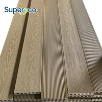 Cubierta para exteriores europea, plástico reciclado WPC, textura de madera 3D, técnica cepillada tradicional, suelo impermeable para exteriores
