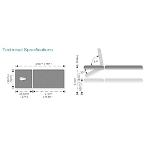 Table de traitement électrique Everyway CA20 à 2 sections avec barres élévatrices sur 4 côtés - Product Image 4