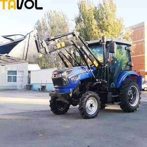 Tractor 4x4 de 30hp, 50hp, 55hp, Modelo 554, con Retroexcavadora Frontal TZ04D y Excavadora Trasera LW6, con Certificación CE - Product Image 1