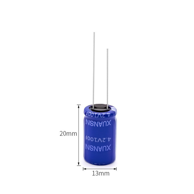 4.2V100F High Energy Density Super Capacitor Lithium-Ion Farad Capacitors for Equipment, Instruments, and Driving Recorders