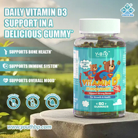 Gummies de vitamine D3 pour enfants les plus vendues, favorisent l'absorption du calcium pour la santé osseuse, 400 UI, bonbons disponibles