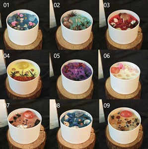 Bougie artisanale LANJO sans fumée en cire de soja pour l'équilibre énergétique des fêtes, la relaxation et la purification énergétique spirituelle, parfum boisé - Product Image 6