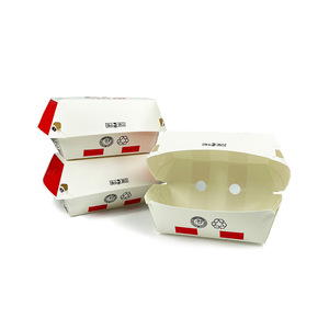 Boîte d'emballage pour hamburgers et frites en papier alimentaire 100 % qualité alimentaire, agréable et économique - Product Image 3
