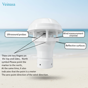 Veinasa-CXS02B-A3 0-70m/s เครื่องวัดความเร็วลมแบบดิจิตอลอัลตราโซนิก 5-24V RS485 เซ็นเซอร์ทิศทางความเร็วลมสำหรับสถานีตรวจอากาศอัตโนมัติ - Product Image 1