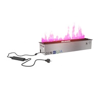 Flamme réaliste de haute qualité lumière LED cheminée murale encastrée montée 3d cheminée à vapeur d'eau pour hôtels