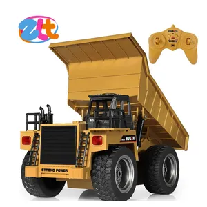 1:18 6ch 2.4g carregador de descarga rc caminhões de brinquedo