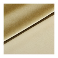 Tissu en velours tricoté chaîne 350 g/m² à haute brillance KS, matériau haut de gamme pour vêtements d'hiver et tenues de créateurs de luxe
