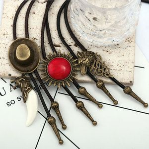 قلادة قلادة كلاسيكية بولو التعادل شخصية الأمريكية غير رسمية قلادة - Product Image 4