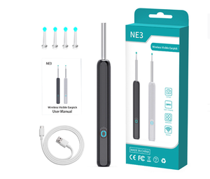 Xách tay không dây ear wax công cụ loại bỏ Spade Ear Cleaner với ear Camera 1080P điện trực quan Ear Cleaner ear Wax loại bỏ - Product Image 1