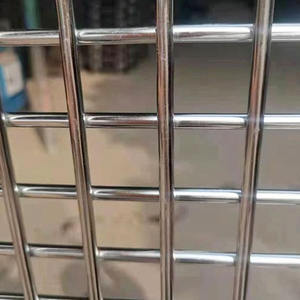 Stainless Steel 4x4 4mm Welded Wire <b>Mesh</b> Welding Commercial Galvanized Steel Welded Curved 3d Wire <b>Mesh</b> Fence - Product Image 3