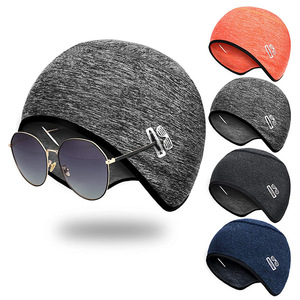 Chapeau d'extérieur chaud avec cache-oreilles pour sports d'hiver, cyclisme, alpinisme, course à pied, en polaire, style bob - Product Image 3