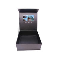 Bon prix Brochure vidéo sur écran Lcd Coffrets cadeaux de luxe pour les petites entreprises