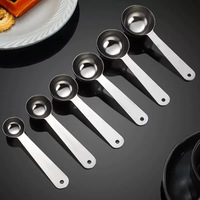 Cuillère doseuse en acier inoxydable 15 ml 20 ml pour café et matcha, idéale pour la pâtisserie