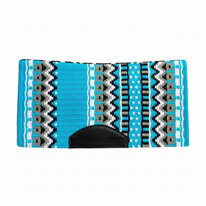 Grande couverture de selle occidentale en laine robuste pour l'équitation en plein air Rodeo Arena Événements et entraînement avec doublure en polycoton - Product Image 1