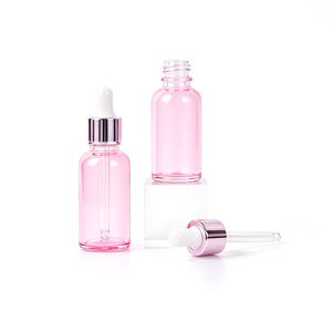 Botella de Vidrio Rosa de 30 ml de Alta Calidad con Gotero Personalizable para Suero, Aceite Esencial, Cosméticos y Cuidado de la Piel, Admite Personalización - Product Image 3