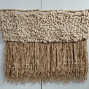 Décoration murale moderne en macramé, artisanale en coton, luxe Art Déco, couleur personnalisée, vente en gros, design tendance pour la <span class=keywords><strong>maison</strong></span> - Product Image 6