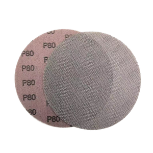 Anti-Blocking-Trocken schleifpapier 150mm <span class=keywords><strong>60</strong></span> bis 800 Körnungen Schleif gitter Stoff Staubfreie Schleif scheibe - Product Image 1