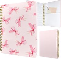 Cuaderno en espiral A5 bonito a la moda elegante 5x8 diario de gato negro 100 páginas encuadernadas térmicas Tapa dura de cuero regalos elegantes para mujeres