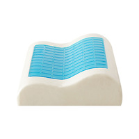 Modernes Festes Gel-Memory-Foam Nackenstützkissen mit Wellenform Langsam Rückfedernd für Einzelpersonen Unisex Studenten