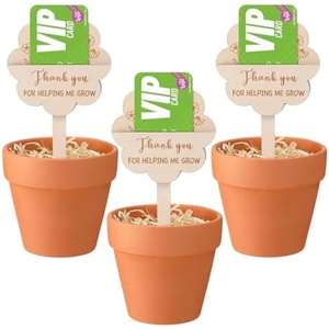 Regalos de Graduación Personalizados para Maestros, Ramo de Tarjetas de Regalo, Macetas de Terracota de 4.7 Pulgadas con Tarjeta de Agradecimiento por Ayudarme a Crecer - Product Image 6
