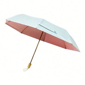 Vente flash - Parasol pliant 3 volets de haute qualité avec impression de logo personnalisé - Product Image 1