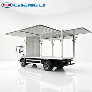 Camionnette à ailes volantes légère 4x2, fourgonnette de transport, camion-benne avec système d'ouverture pneumatique latérale à 90 degrés °   Ouverture pour le transport logistique - Product Image 3
