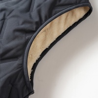 Logo personnalisé laine d'agneau gilet manteau d'hiver hommes épais d'âge moyen personnes âgées gilet nouveau froid chaud sans manches gilet