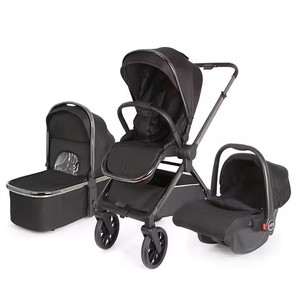 Cochecito de bebé convertible o tumbado, cochecito de recién nacido bidireccional, vista alta multifuncional 3 en 1 con asiento de coche - Product Image 4