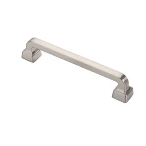 Modern Zinc Gold Brushed Nickel Furniture Handles Manija De Muebles Kitchen Cabinet Pulls