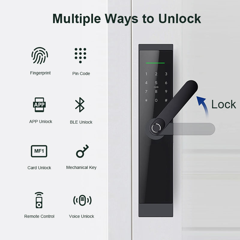 aluminum digital door lock