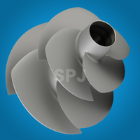Nouvel Impeller Double en Acier Inoxydable de 159 mm de Diamètre pour Seadoo GTX LTD IS 255/GTX LTD IS 260 PWC Marine Fly Board