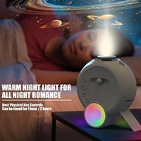 Projecteur d'étoiles galaxie planétarium intelligent pour la maison, 13-en-1, mini lampe LED ciel étoilé, lampe de nuit moderne à brancher pour chambre à coucher