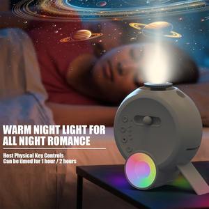 Proyector de Estrellas y Planetario Inteligente para el Hogar, 13 en 1, Mini Lámpara LED de Cielo Estrellado, Enchufable, Moderna, para Dormitorio - Product Image 2
