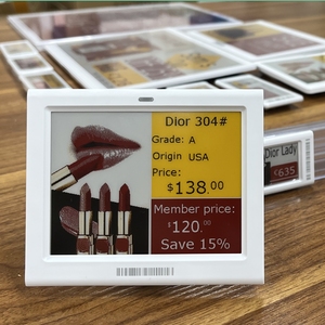 Etiqueta Electrónica de Precio con Código QR de 4.2 Pulgadas, Kit ESL de Cuatro Colores, Pantalla de Tinta Electrónica con ESP32, SPI, API, BLE 5.0, Etiquetas Digitales de Precio - Product Image 3