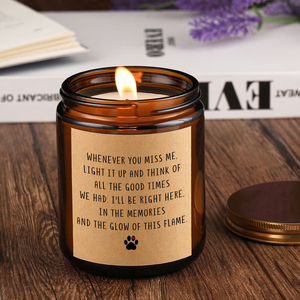 OEM/ODM 7oz Luxurious Eco Natural Soy Wax glass candle jars with lids long burn time for bath time Valentine's Day Bars - Product Image 5