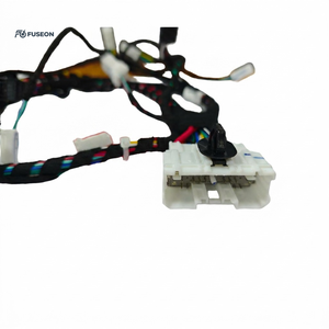 Faisceau de câblage automobile à branche unique droite avec connecteur gris, faisceau de câblage personnalisé OEM 12V 24V - Product Image 5