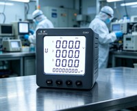 Compteur de puissance AC EASTSONG ES96Y triphasé classe 0.5 0.2% IP65 Harmonique 4DI 2DO RS485 Modbus RTU Multifonction Quatre-quadrants