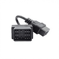 Arnés de Cableado Económico y de Alta Calidad para Toyo, Cable OBD2 de 17 Pines a 16 Pines, Adaptador de Conector de Coche Negro para Modelos OLIVER