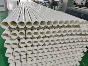 <span class=keywords><strong>Tuyau</strong></span> <span class=keywords><strong>de</strong></span> drainage en plastique PVC-U pour la décharge d'eaux usées 75mm diamètre extérieur certifié ISO couleur blanche non toxique UPVC matériel CE - Product Image 3