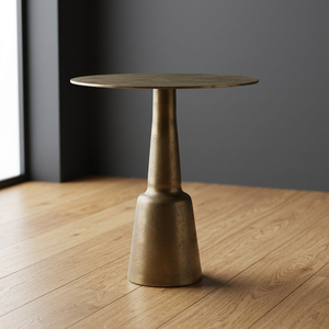 Mesa de Centro Redonda Moderna para Sala de Estar, Base de Metal Hecha a Mano, Muebles para Sala de Estar - Product Image 5