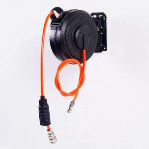 بكرة خرطوم أوتوماتيكية صغيرة قابلة للسحب، بكرة خرطوم هواء مضغوط مثبتة على الحائط للحديقة، بكرة خرطوم هوائي لغسيل السيارات - Product Image 2