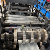 Ligne de production entièrement automatique de profilés en C avec poinçonnage en ligne et découpe hydraulique pour poutrelles en acier léger