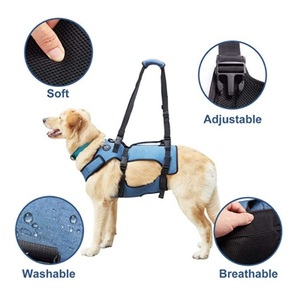 Vente en gros <span class=keywords><strong>Harnais</strong></span> de transport pour chien Grande laisse robuste <span class=keywords><strong>Harnais</strong></span> de sécurité pour chien confortable et handicapé - Product Image 2